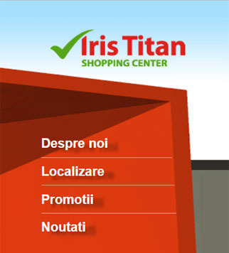 Iris Titan website design